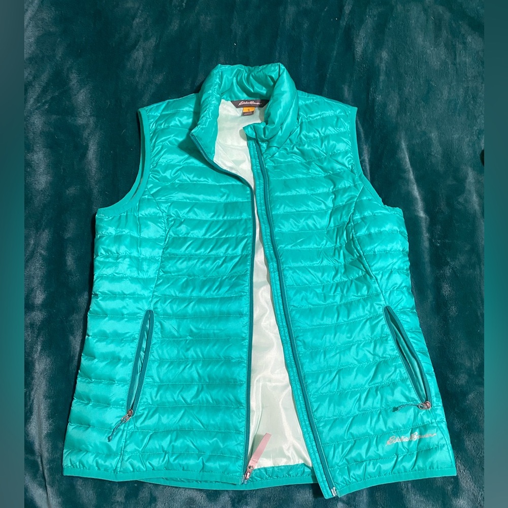 Teal Eddie Bauer vest